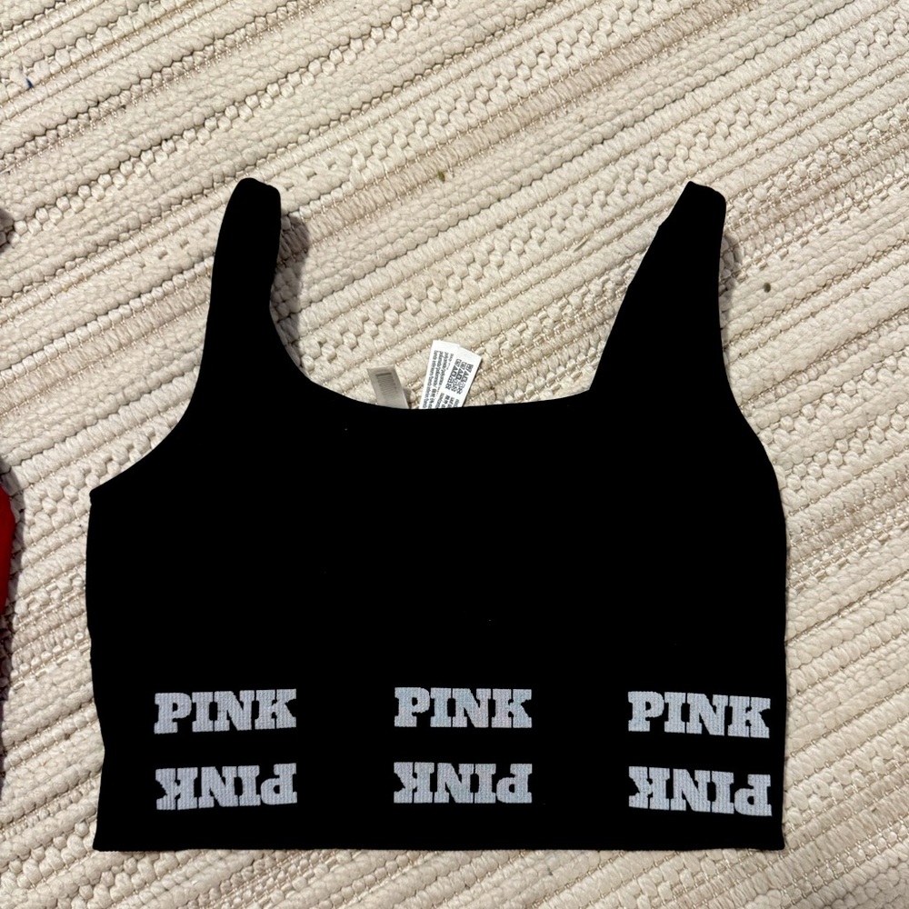 PINK comfy low support sports bra